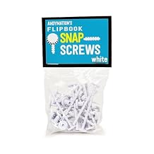 Andymation Snap Screws White for Binding Animated flipbooks Together