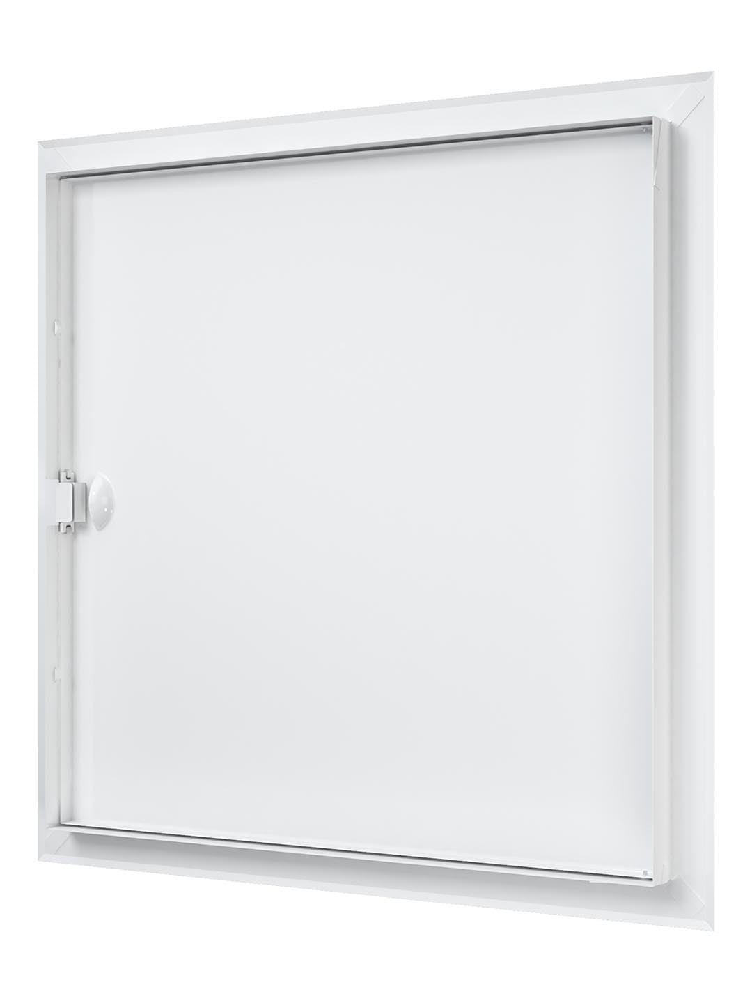 Trappe de Visite Acier Blanc RAL 9016 Magnétique – 50 x 50 cm. | Très grand format carré - fermeture magnétique - mur plafond - large ouverture pour maintenance technique