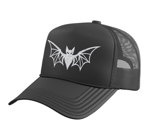 Gorro trucker con diseño gótico de murciélago miniatura 1