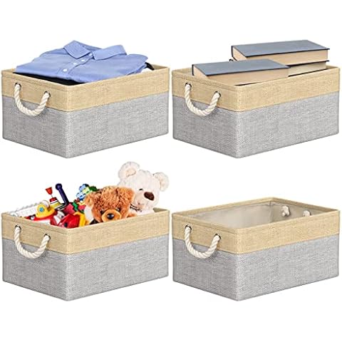 RIWNNI Juego de 4 Cajas Almacenaje Plegables Cover