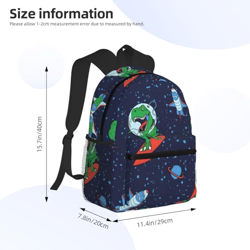 Sac à dos polyvalent noir avec imprimé astronaute et fusée One Size