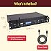 Pyle 2-Channel Rack Mount Power Amplifier with Bluetooth - 2000W Bridgeable with TRS XLR Input, Speakon Outputs, USB-A Input with MP3 Player, Bridge Mode, Cooling Fan, LED Level Meters - PTA1000BT