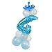 Produktbild MagiDeal Folienballon Zahlenballon Latexballon Blau Riesenzahl Luftballon Baby Dusche Party Kindergeburtstag Deko - Nummer 4