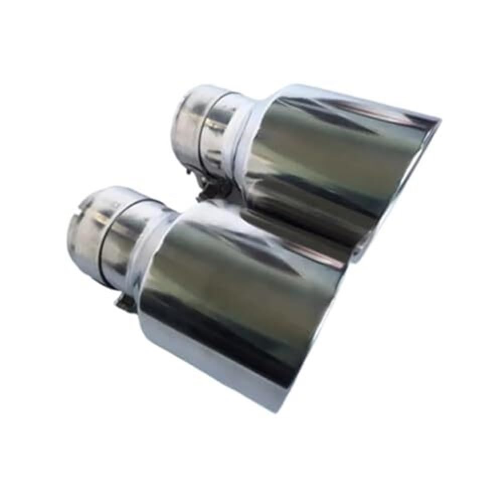 Terminali di scarico Terminale Di Scarico In Acciaio Inox Per Auto, Marmitta Per Benz, Ingresso 48-76 Mm