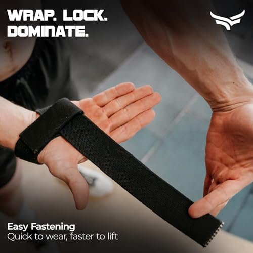 Image of Xtrim Weight Lifting Straps & Wrist Support for Men & Women, Heavy-Duty Deadlift Straps for Superior Grip, Soft-Padded, Anti-Slip Gym Wrist Wraps for Weightlifting, Strength Training & Powerlifting