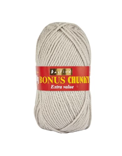 Sirdar Hayfield Bonus Chunky, Pearl Grey (615), 100g