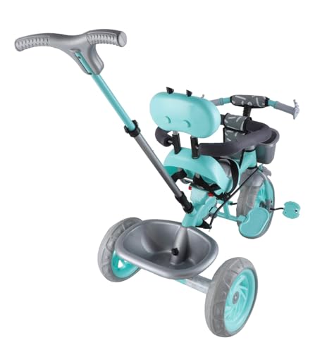 Image of Toyzoy Cotton Candy Grand Kids|Baby Trike|Tricycle with Cushioned Seat & Storage Basket for Kids|Boys|Girls Age Group 2+ Years (Green)