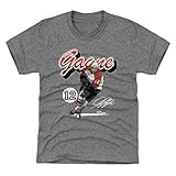 500 LEVEL Simon Gagne Youth Shirt (Kids Shirt, 8Y Medium, Tri Gray) - Simon Gagne Philadelphia Retro Script WHT