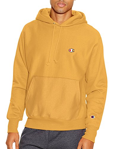 Champion Men's Reverse Weave Pullover, Team Gold, SMALL