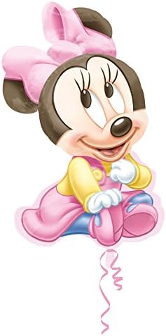 Baby Minnie Mouse 33 Supershape Foil Balloon Amazon Co Uk Toys Games