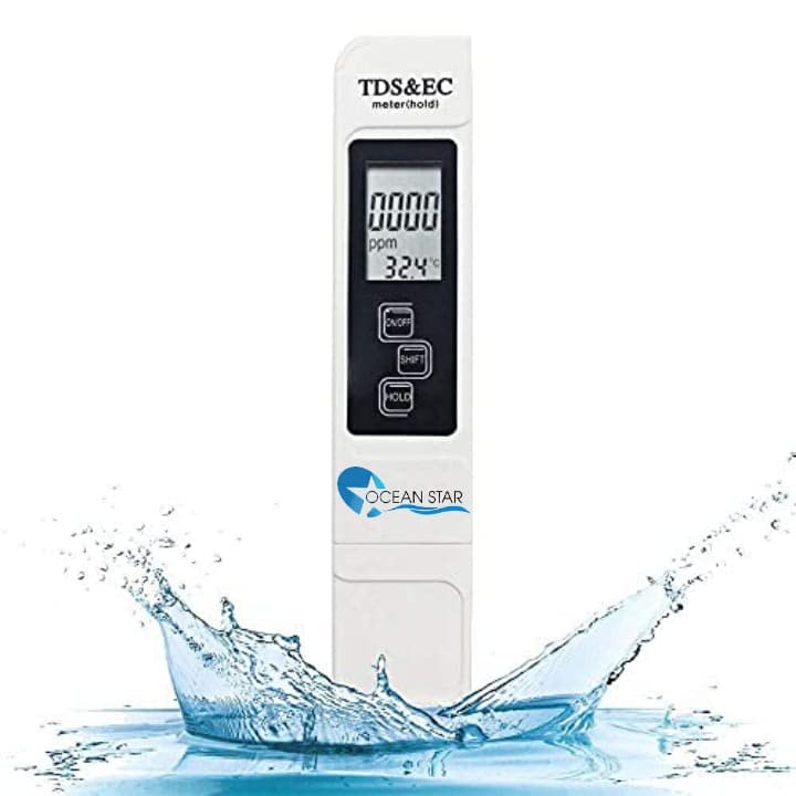 OCEAN STAR TECHNOLOGIES Digital 3-In-1 Water Tds Ec And Temperature Meter - Purity Tester With Atc Function, 1Ppm Resolution, 0-9990 Ppm Measurement Range (Black) - Image 8 thumbnail