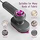 Mini Reisebügeleisen Steamer Dampfglätter, HOME 2 into 1 Reise Gadgets Tragbares Reisebügeleisen Handgehaltene Bügelmaschine Nass und Trocken, Mini Bügeleisen Hemdenbügler mit 60 ml Wassertank