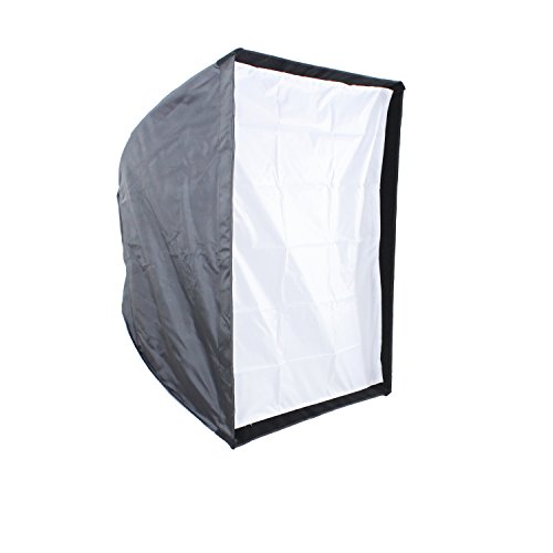 DynaSun SFTUMB6060 60x60cm Softbox Bank pieghevole ALTA RESISTENZA e APERTURA VELOCE con Diffusore Attacco Bowens x Flash Illuminatori Studio