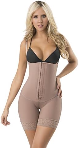 Perfect Shape Fajas Colombianas Womens Shapewear Post Surgery Fajas Moldeadoras 3 Adjustable Row Hooks Shaper (M)