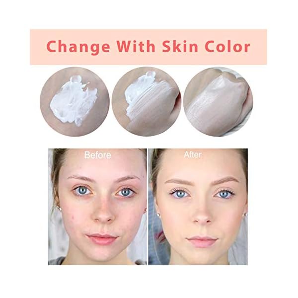 TLM-Foundation-Cream-Colour-Changing-Liquid-Foundation-Hides-Wrinkles-Lines-BB-Cream-Makeup-Base-Concealer-Cover-Moisturizing-Fluid-for-all-Skin-Tone-SPF15-2-Pack ReviGLam TLM Colour Changing Liquid Foundation Hides Wrinkles & Lines, BB Cream Makeup Base Concealer Cover Moisturizing Fluid for all Skin Tone SPF15, Pack of 2