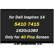 Replacement for Dell Inspiron 14 5410 7415 2-in-1 LCD Display P147G P147G001 P147G002 14.0" FHD 1920x1080 40 Pins LCD LED Touch Screen Digitizer Assembly with Bezel Only for 40 Pins Screen