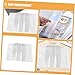 Uonlytech 20pcs Book Covers Book Protector Textbook Cover Water Resistant Reusable Plastic Sleeves