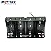 PKCELL 4-Slot D Size Battery Holder Contain Two Wires (4pc)