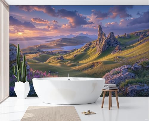 Papier peint paysages japonais pour masquer un mur terne - 4