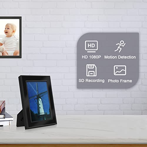Hidden Spy Camera Photo Frame Camera, Hd 1080P Frame Spy Camera Video Recorder With Motion Activated For Home Security Secret Surveillance Wireless Nanny Cam, Hidden Camera No Wifi #TOP1