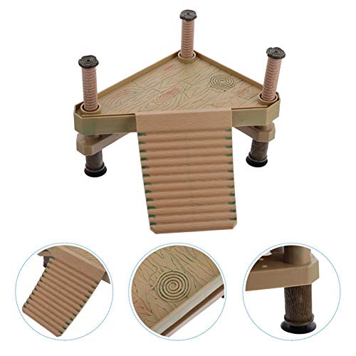 POPETPOP Répteis Plataforma Flutuante Tartaruga Escalando Plataforma Basking Terraço Caverna Com Esc