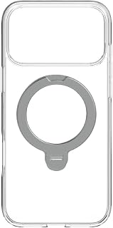 三位一体 兼容品 [Mag-on Loop] 磁吸式配件 带指环支架 混合透明手机壳 iPhone18ProMax/17ProMax用 TR-IP26L3-MOL-MCLSV