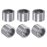 uxcell Sleeve Bearings 15mm Bore 20mm OD 15mm Length Sintered Iron Self-Lubricating Bushings 6pcs