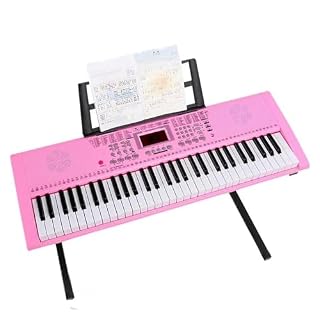 Électronique clavier Piano Portable 61 Touches Professionnel Piano Numérique Électronique Portable Clavier Électronique Piano Clavier Piano (Color : Pink) - Les Beatles, Paul McCartney, John Lennon, RIngo Starr, George Harrison