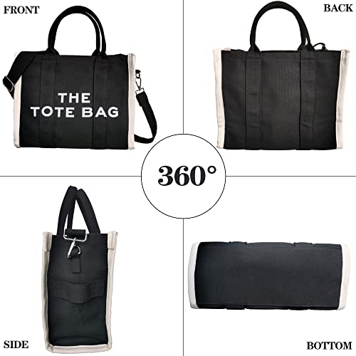 Hehpck Tote Bags For Women,Women's Canvas Tote Handbags- Perfect For Daily Use - With Removable Shoulder Strap And Handheld/Crossbody- Ideal Gift For Her #TOP1
