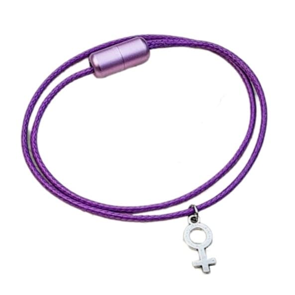 Pulsera o gargantilla feminista - tú decides como usarlo.