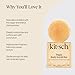 Kitsch Exfoliating Sugar Scrub for Body – All Natural Body Scrub Bar Soap for Smooth, Hydrated & Glowing Skin - Vegan Soap Bar Exfoliator for Men and Women - Made in the USA - 4 oz