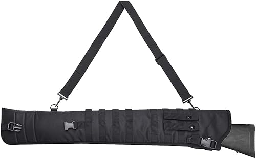Miniatura 3 de Funda táctica para rifle de escopeta ajustable, correa de hombro para caza al aire libre, funda Molle