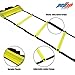 Pepup Sports Speed Agility Ladder for Reflex Training - Break Proof Speed Ladder - Perfect for Football, Soccer, Basketball, Exercise Equipment for Home Gym Equipment - with Carry Bag, 20 ft 12 Rung
