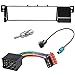 Produktbild Watermark WM-0007S3 Radio Einbauset für BMW E46 1998-2005 mit Rundpin Stecker, Radio-Adapter, Antennenadapter ISO DIN Fakra