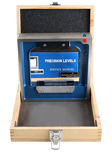 Accusize Industrial Tools S908-C693 Precision Master Frame Spirit Level, 8 By 8 In #TOP2