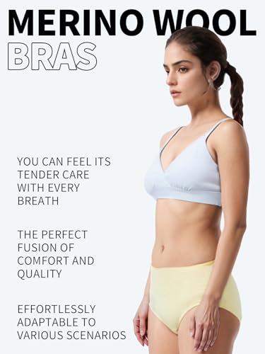 Image of Women's Merino Wool Wireless Triangle Bralette