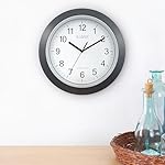 La Crosse Technology WT-3129B 12 Inch Atomic Analog Wall Clock, Pack of 1, Black - Image 3
