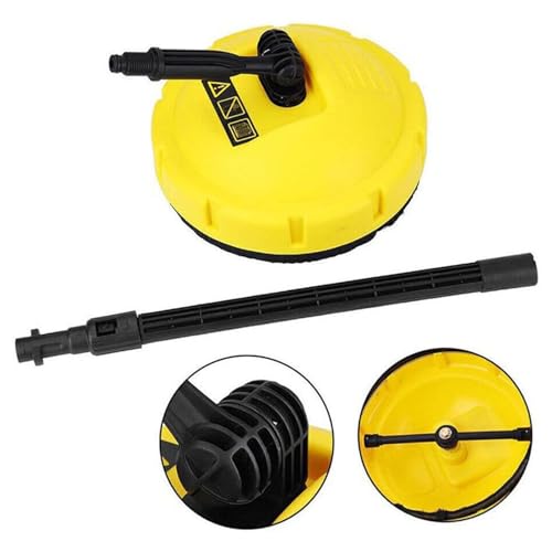 Rotary Surface Cleaner Tool, High Pressure Surface Patio Cleaner for K1-K7 High Pressure Cleaning, K1-K7 Pressure Washer Attachments Head, Rotating Jet Cleaning Nozzle For Paving Cars Driveways Home
