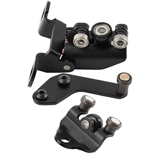 EVGATSAUTO Schiebetürrolle, 3-teilige Autoschiebetürrollenführung kompatibel mit für Transit 00-13 AC11-V268K35 (für Beifahrerseite (Links))