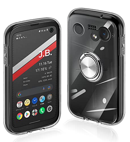 バルミューダフォン ブラック ケース付き Amazon.co.jp: Balmuda Phone ケース クリア 耐衝撃 TPU リング付き