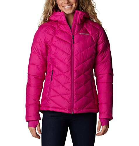 Image of Columbia Women's Omni-Heat Reflective Heavenly Hooded Hiking & Trekking Down Standard Length Jacket