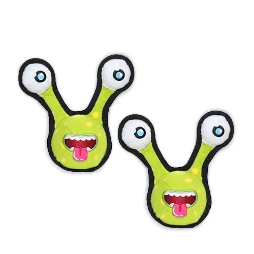 TUFFY® - World's Tuffest Soft Dog Toy - Alien - Multiple Layers. Made Durable, Strong & Tough. Interactive Play (Tug, Toss & Fetch). Machine Washable