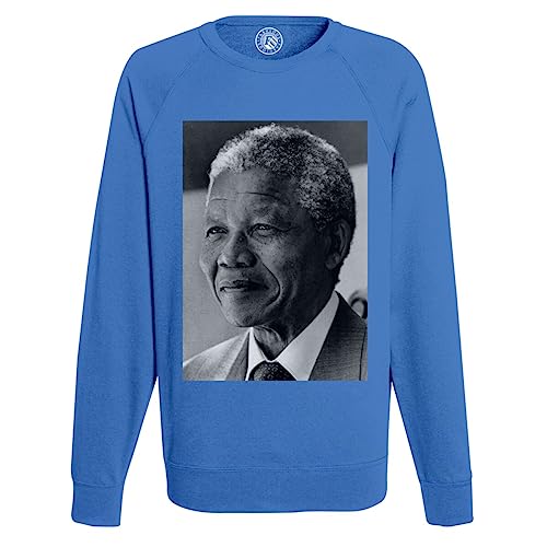 Sweat Shirt Homme Nelson Mandela portrait imprimé militant droits humains Afrique du Sud