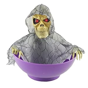 Juopzkenn Halloween Skelett Bonbonbehälter