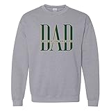 AW1350 - Baylor Bears Classic Dad Crewneck Sweatshirt - 2X-Large - Sport Grey