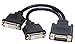 zdyCGTime DMS-59 to DVI Splitter Cable Connector for Dual Monitor Setups or as a DVI Adapter Y Cord Dongle-10inch