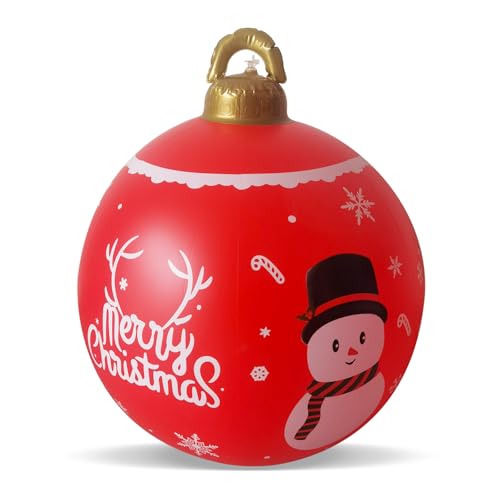 60cm Weihnachten Aufblasbar Ball Aufblasbare PVC Weihnachtskugeln...