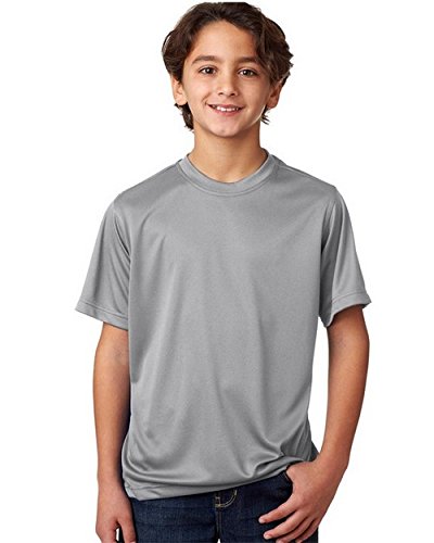 UltraClub 8620Y Youth Performance Tee ColumBlue Medium2