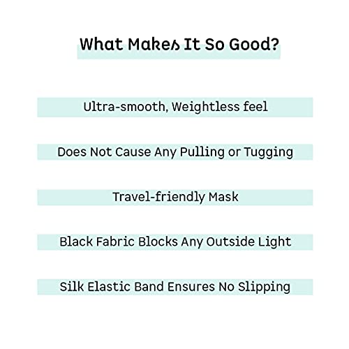 mcaffeine Caffeinating Sleeping Eye Mask, Breathable, Lightweight & Ultra-Comfortable, Gender Neutral & Travel Friendly, Made Of Pure Mulberry Silk - Image 4