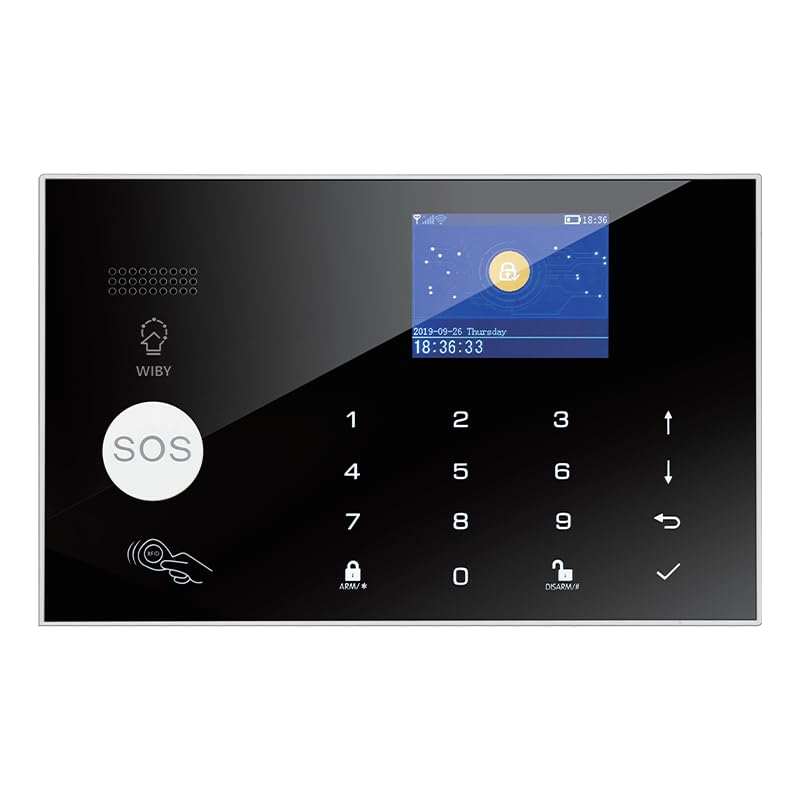 Kit Antifurto Casa Wireless – Allarme Senza Fili con App Tuya, Sensori Porte e Finestre, Rilevatore Movimento, Sistema di Sicurezza Domestica per Casa, Ufficio, Negozio
